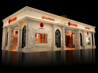 泰興權(quán)興 建材門窗展位設(shè)計(jì)